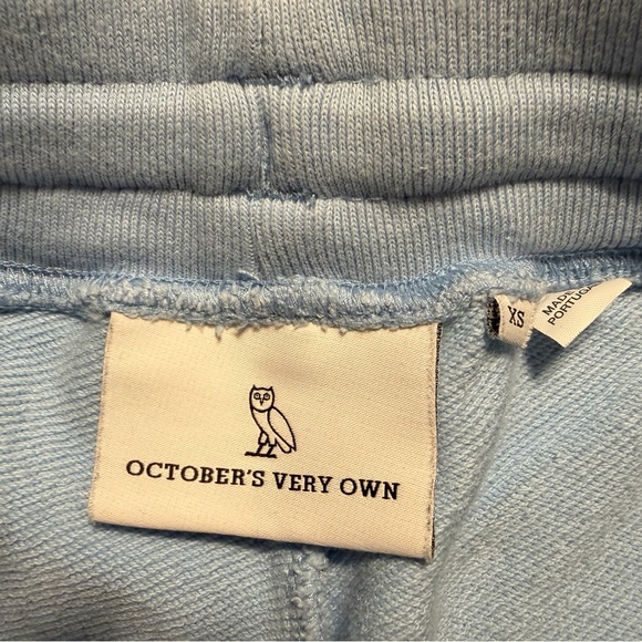 October’s Very Own (OVO) Classic Light Blue Sweatpants (XS) - Picture 3 of 4